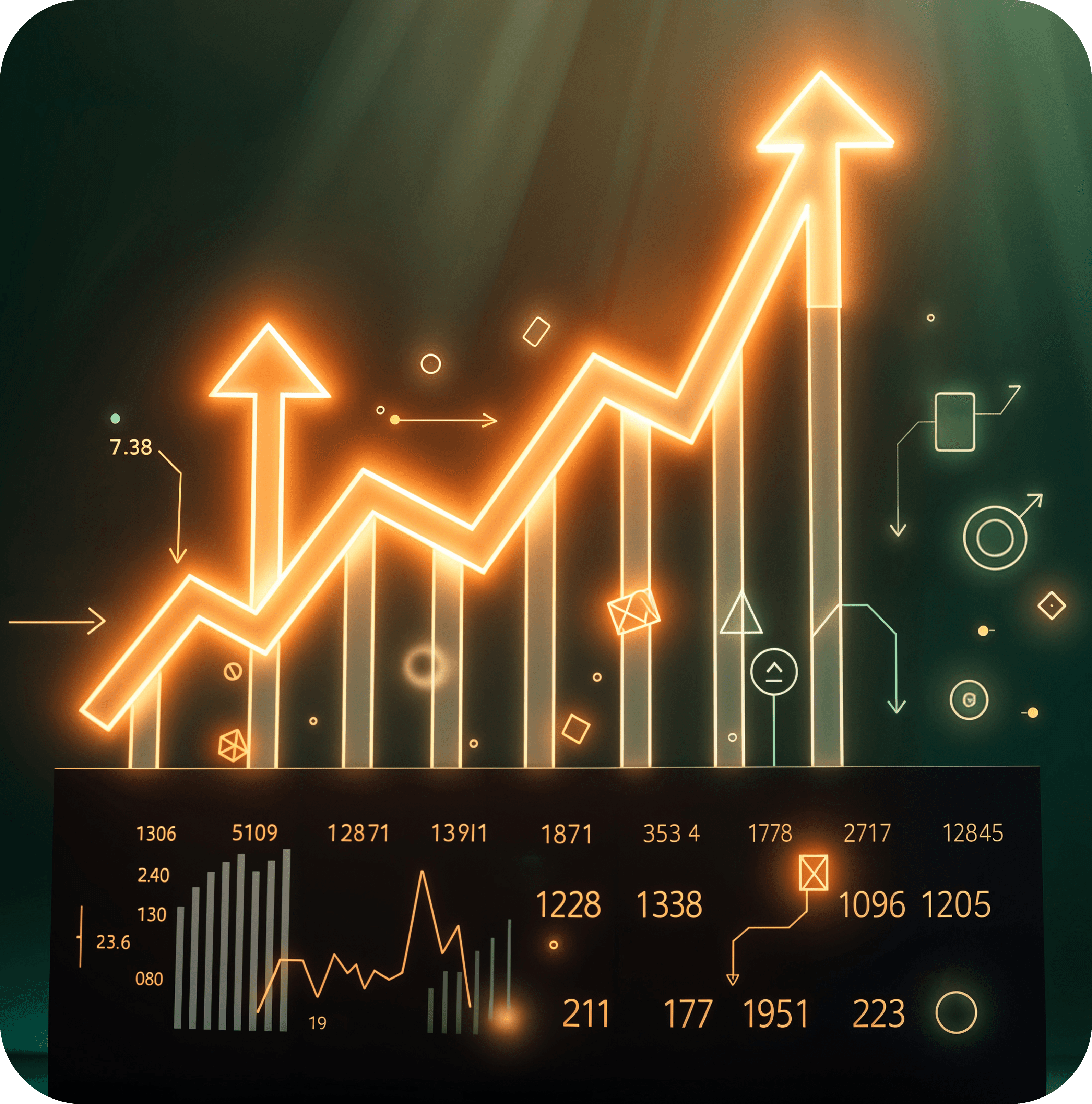 Investment growth chart